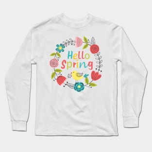 Hello spring Long Sleeve T-Shirt